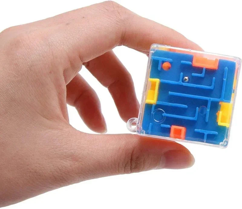 3D Maze Magic Cube | Six-Sided Transparent Puzzle Speed Cube