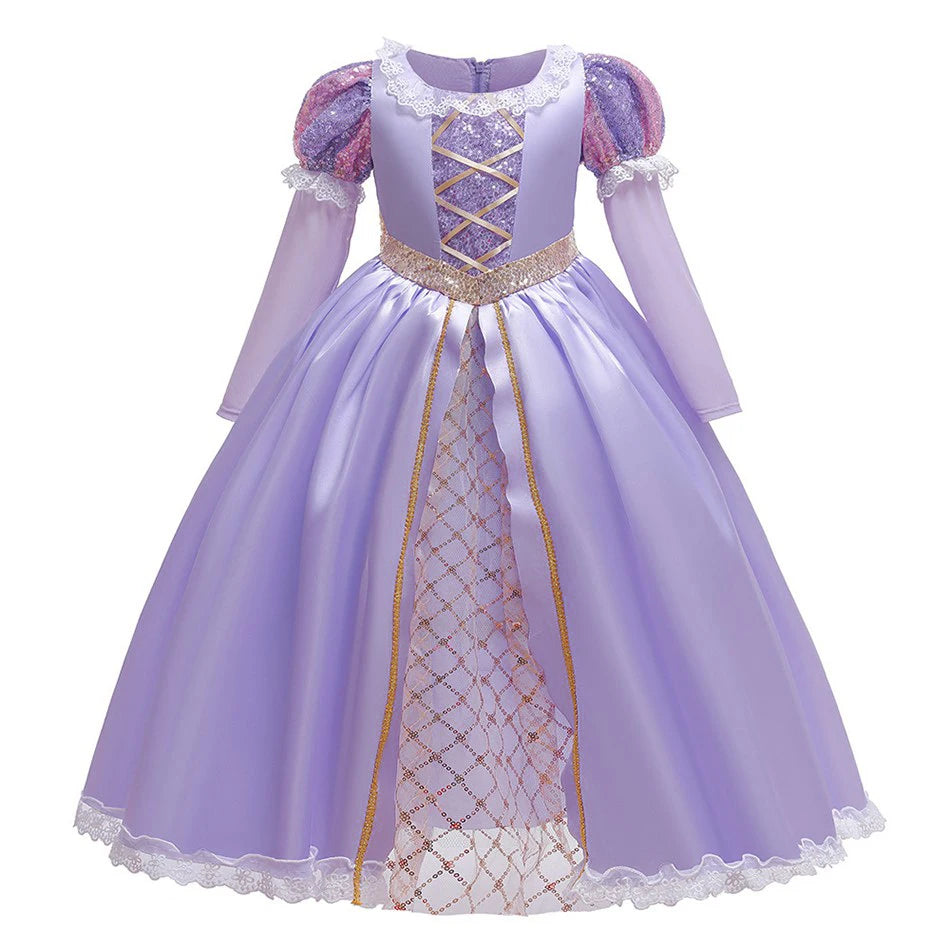 Little Girls Rapunzel Princess Dress