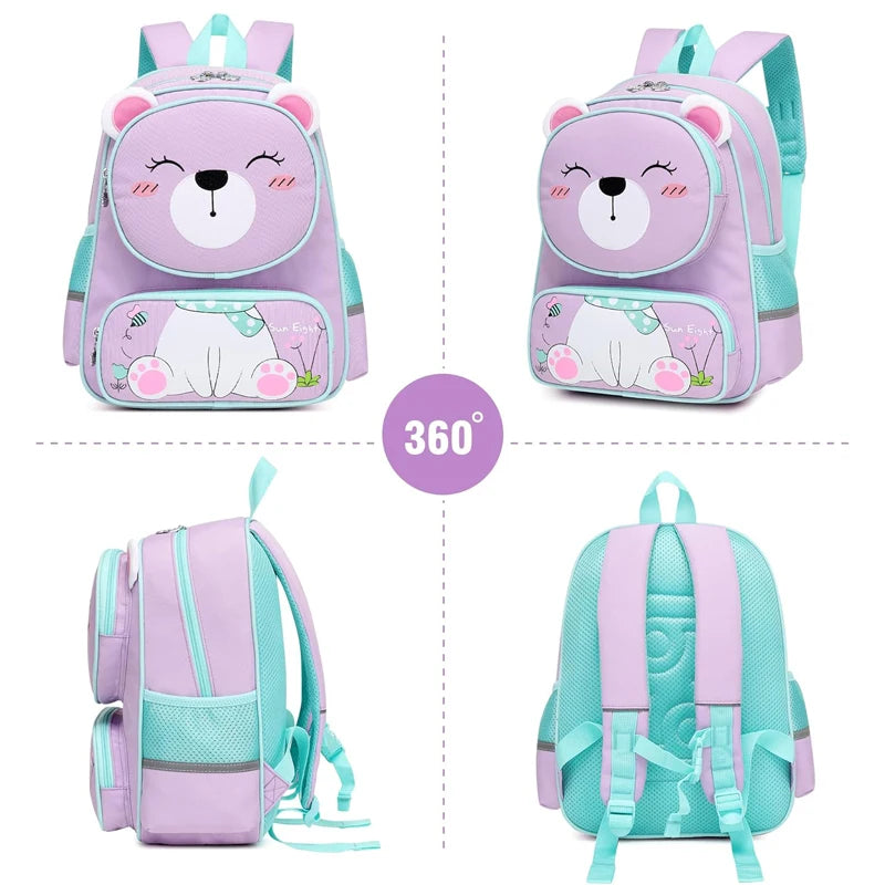 Hot 14-Inch Cartoon Kindergarten Backpack | Cute Preschool School Bags & Kid Gift