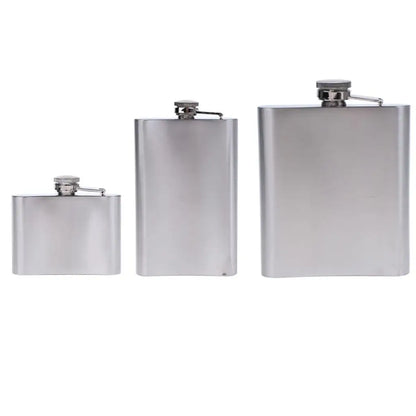 Stainless Steel Hip Flask - Stylish Alcohol Flagon Pot