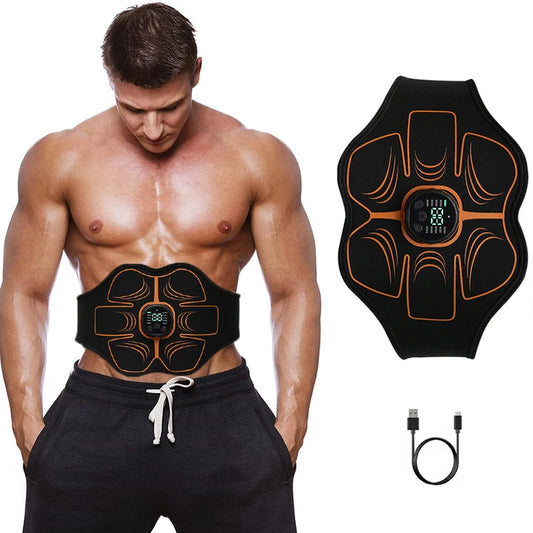 EMS Abdominal Trainer Belt - Electric Vibration Toning Belt for Waist & Belly