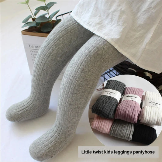 Spring Knitted Baby Pantyhose For Girls