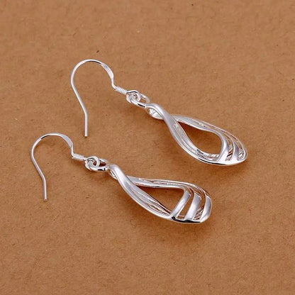 Elegant 925 Sterling Silver Women's Earrings