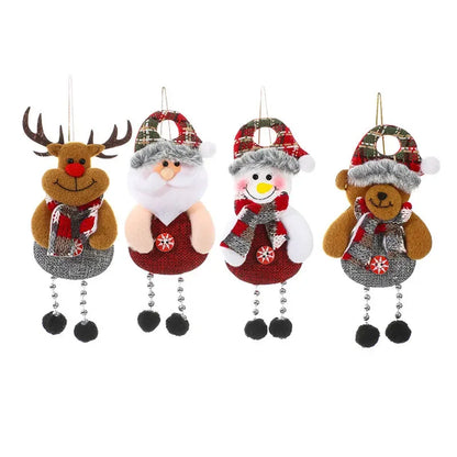 Christmas Elderly Fabric Ornaments & Tree Accessorie