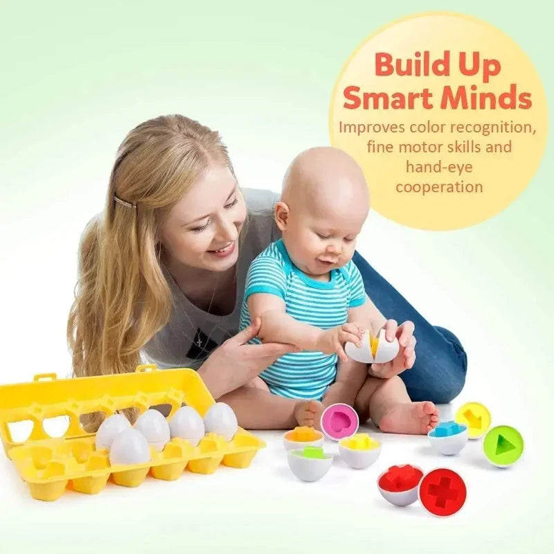 Baby Smart Eggs Montessori Toys