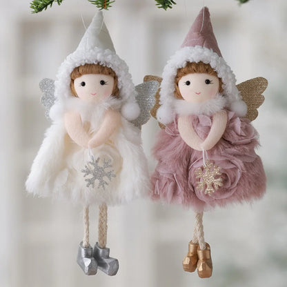 Angel Doll Christmas Tree Hanging Ornaments - Plush Angel Dolls