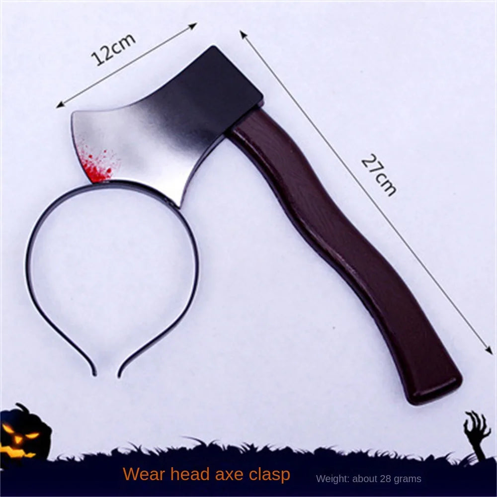 Horror Headband | Knife, Scissors & Syringe Props