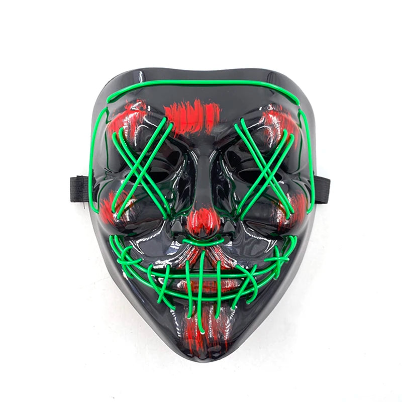 Wireless Scary Glowing Mask | LED Luminous Purge Mask