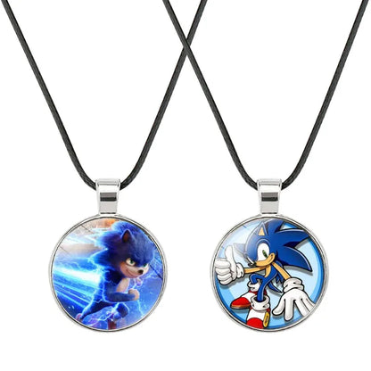 Sonic Time Gem Necklace Pendant – High-Quality Soft Wax Rope