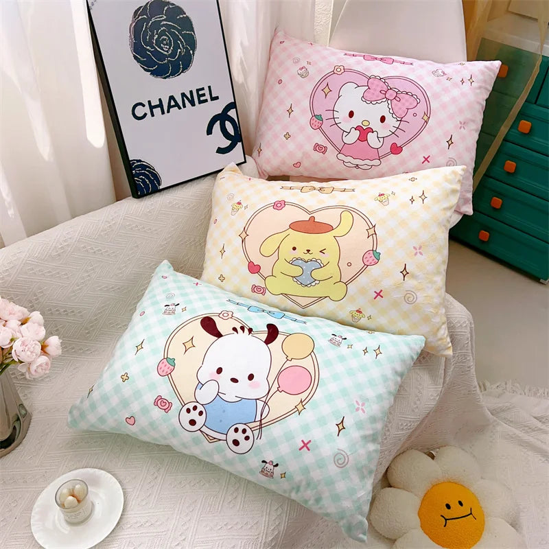 Sanrio Kuromi Pillow Case – Cute Japanese Style Printing Throw Pillow