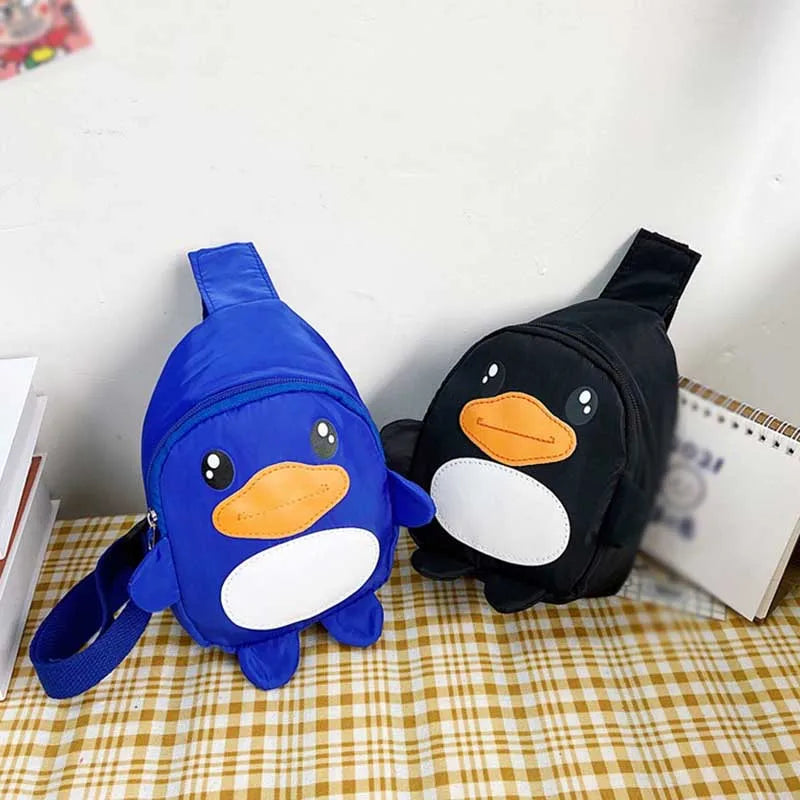 Cute Cartoon Duck Shoulder Bag for Kids | Waterproof Fashionable Bags (2-12 Years)