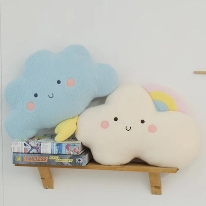 Rainbow Cloud Plush Pillow