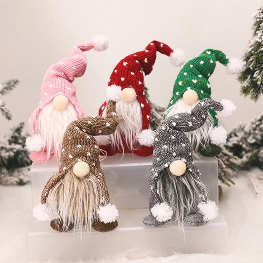 Christmas Plush Gnomes – Santa & Elf Decorations