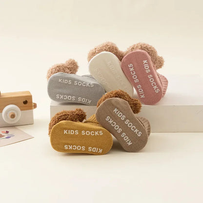 Cute Bear Doll Winter Socks