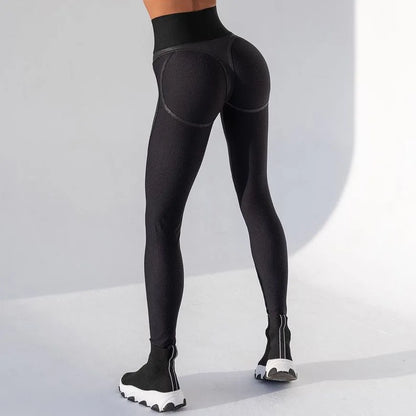 Women's Ultra-Thin Mesh Design Gym Leggings – High Waist Fitness Tights