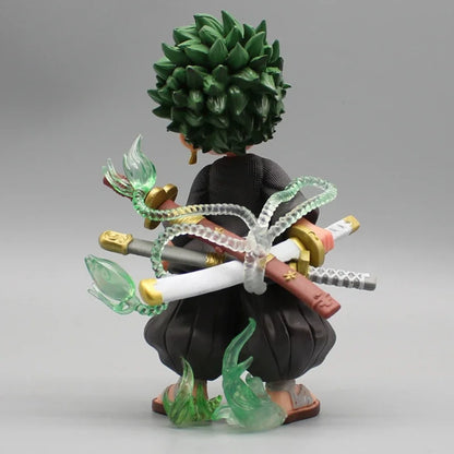 One Piece GK Roronoa Zoro Q Version 14.5cm PVC Action Figure