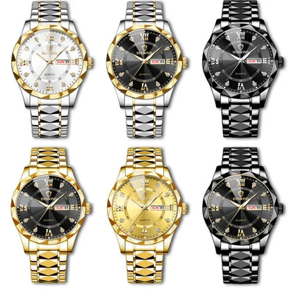 Men's Luxury Quartz Watch – 30M Waterproof Business Wristwatch