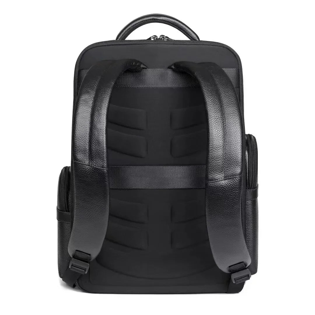 Men’s Genuine Leather Backpack | Stylish Schoolbag