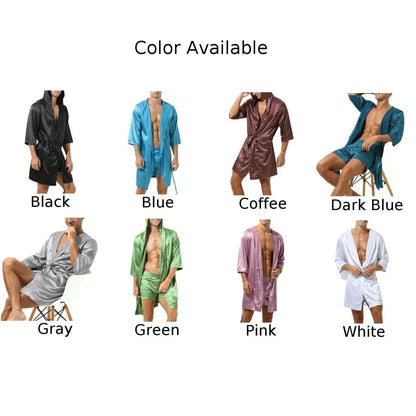 New Nightgown – Smooth Satin Sleepwear & Soft Bathrobe