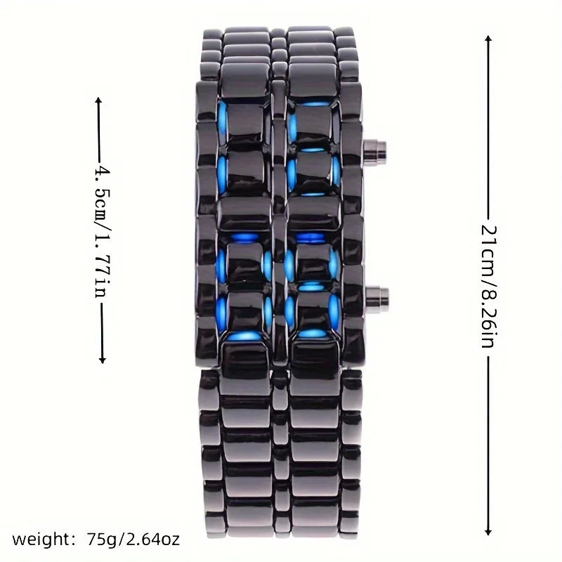 Unisex LED Lava Flow Watch