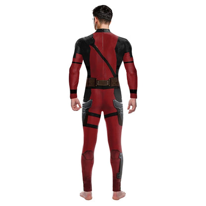 Superhero Wolverine Deadpool Cosplay Jumpsuit | Unisex