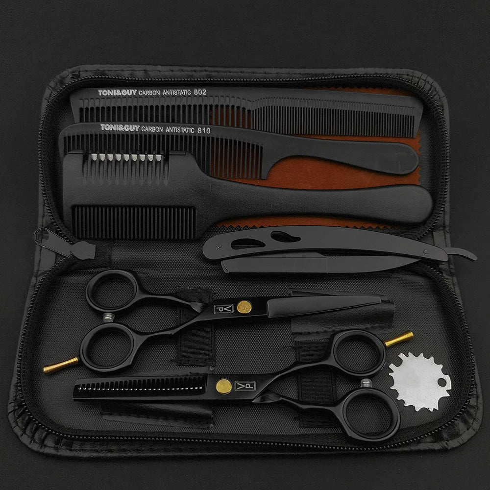 VP Professional Hairdressing Scissors Barber Set – 5.5" &amp; 6.0" Hair Cutting and Thinning Tools