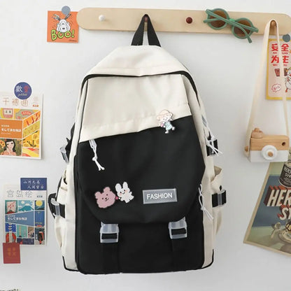 Nylon Book Bag | Multifunctional Waterproof College & School Rucksack