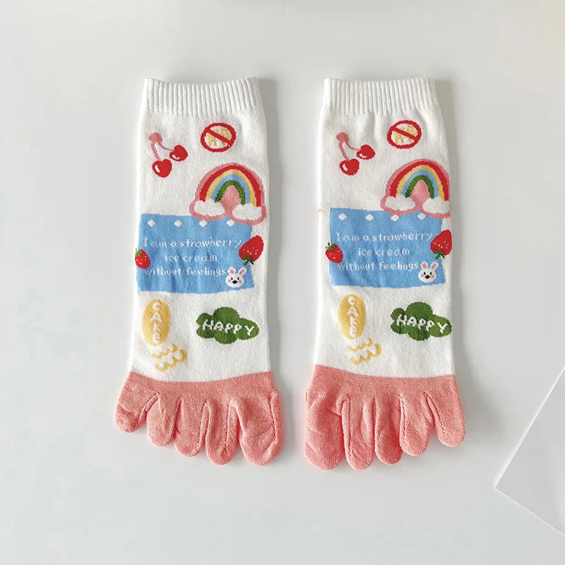 Cartoon Cute Split-Toe Socks