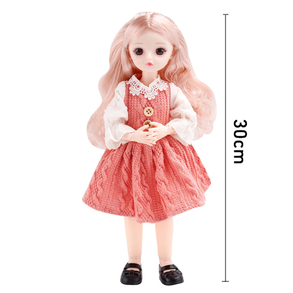 BJD Anime Doll | Fashion Full Set Clothes & 23 Joints