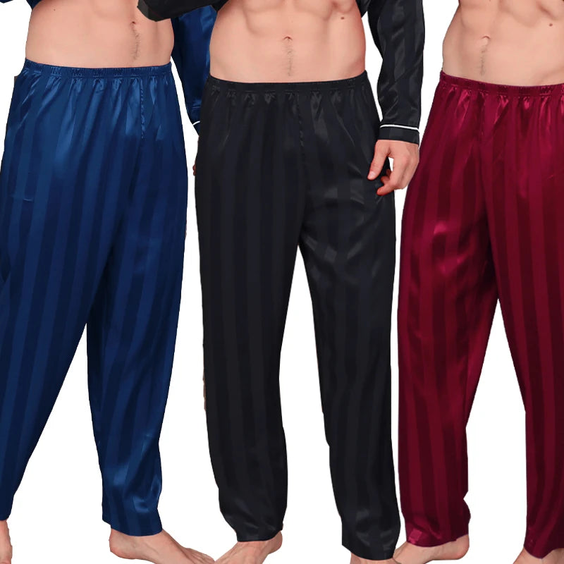 Men's Ice Silk Pajama Pants