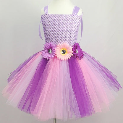 Girls Purple Butterfly Fairy Dress | Tulle Tutu with Wings