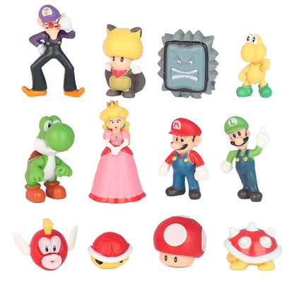 Super Mario Anime Figure Set