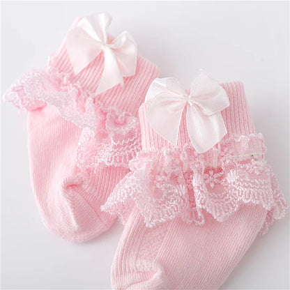 Cotton Lace Infant Girls Sock