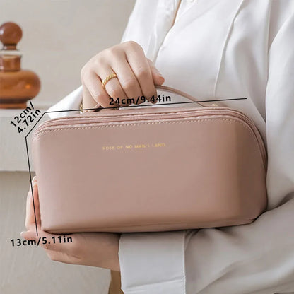 Luxury Makeup Organizer - Female Toiletry Kit Bag, Cosmetic Storage Pouch