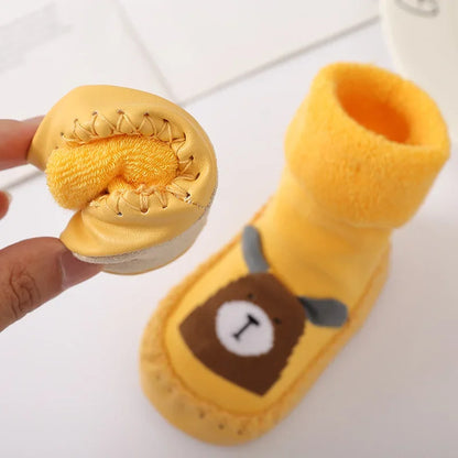 Toddler Socks with Rubber Soles for Toddlers