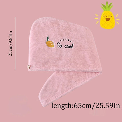 Quick-Dry Hair Hat - Super Absorbent Soft Head Towel Wrap