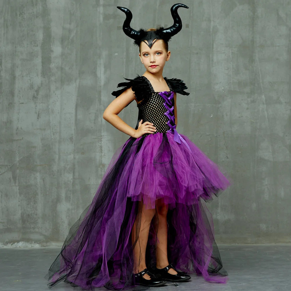 Maleficent Halloween Costume for Kids