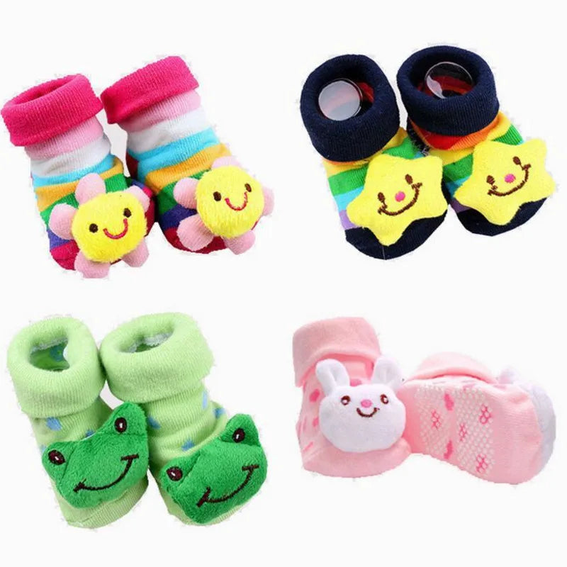 Rubber Anti Slip Animal Infant Socks Series 2