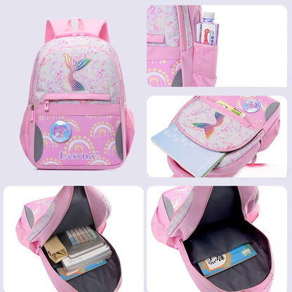 3D Animal Pattern Orthopedic School Backpack