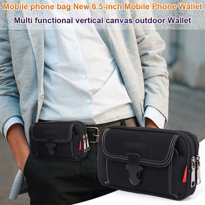 Men's Tactical Phone Holster Belt Pouch