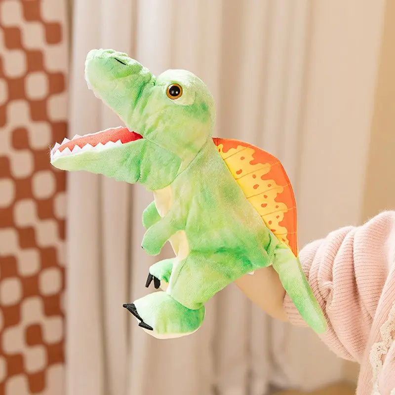 Stuffed Dinosaur Finger Puppets – Kawaii T-Rex Plush Toy