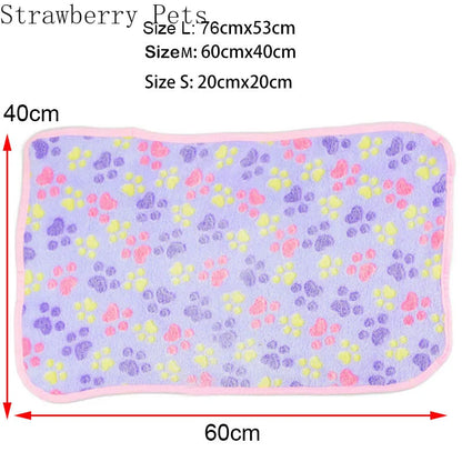 Super Soft Flannel Fleece Pet Blanket