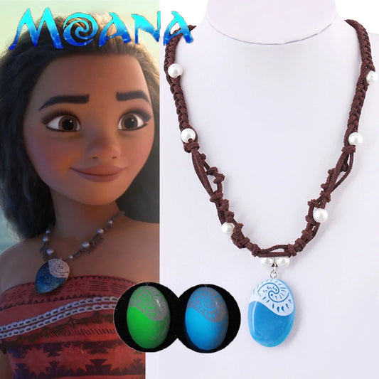 Disney Moana Necklace | Kawaii Ocean Legend Cosplay Accessory