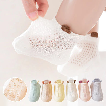 Anti-slip Lovely Mesh Short Socks