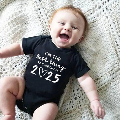 "I'm the Best Thing" Newborn Bodysuit – Summer Cotton Romper