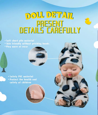 Sleeping Baby Doll Toy – Cartoon Animal Series