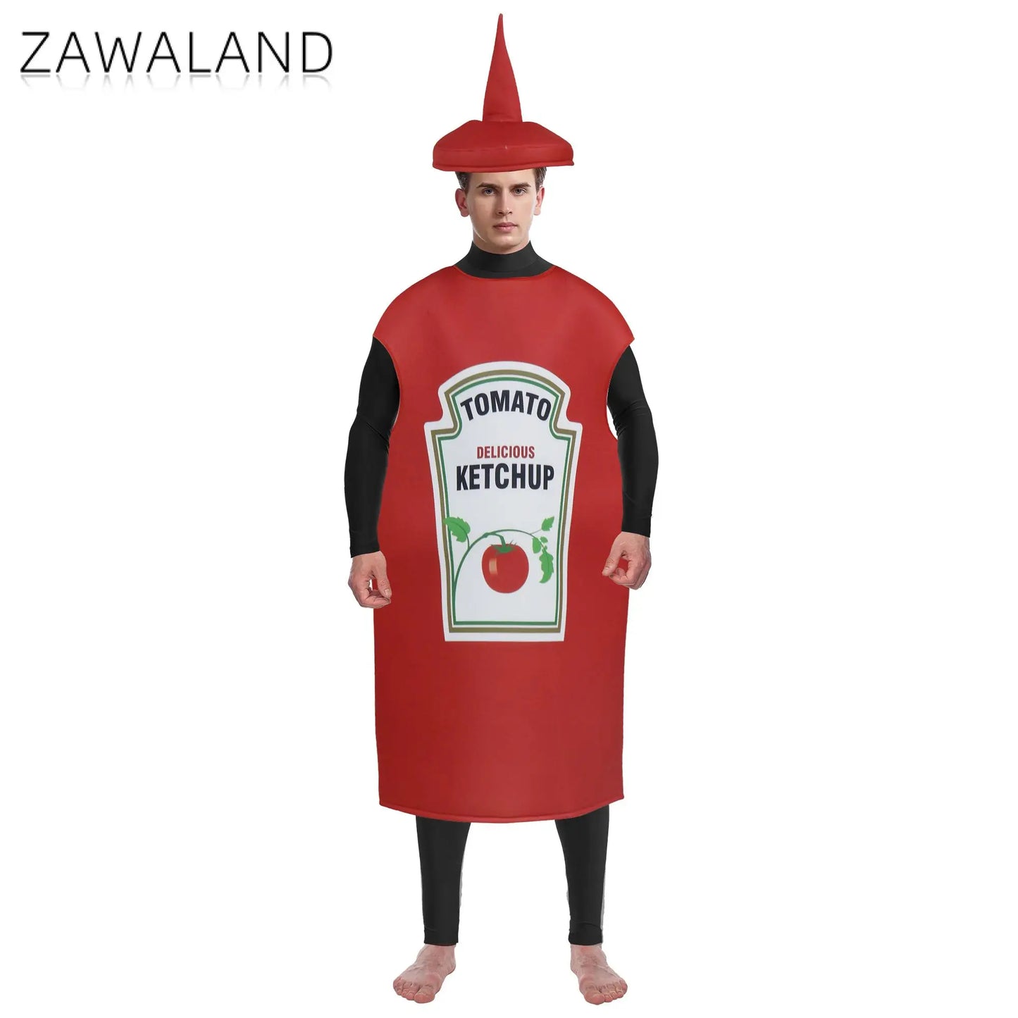 Red Tomato Ketchup Costume