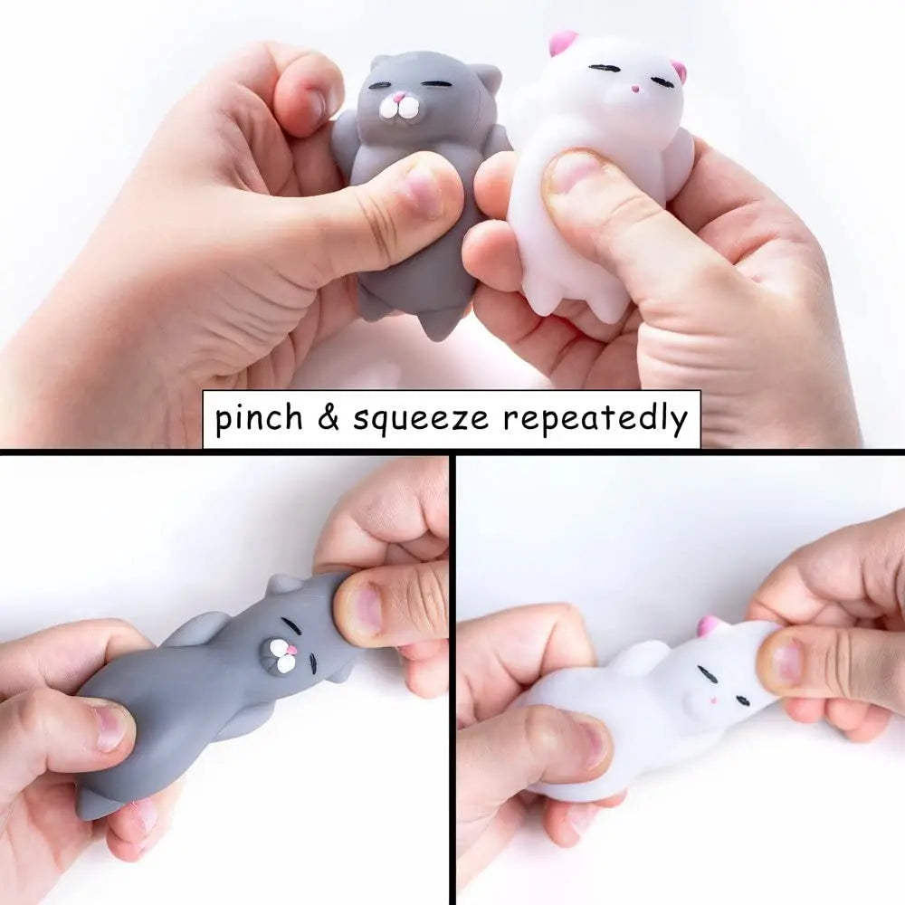 Cat Squishy Mini Toys | Stress Relief Mochi Squishies