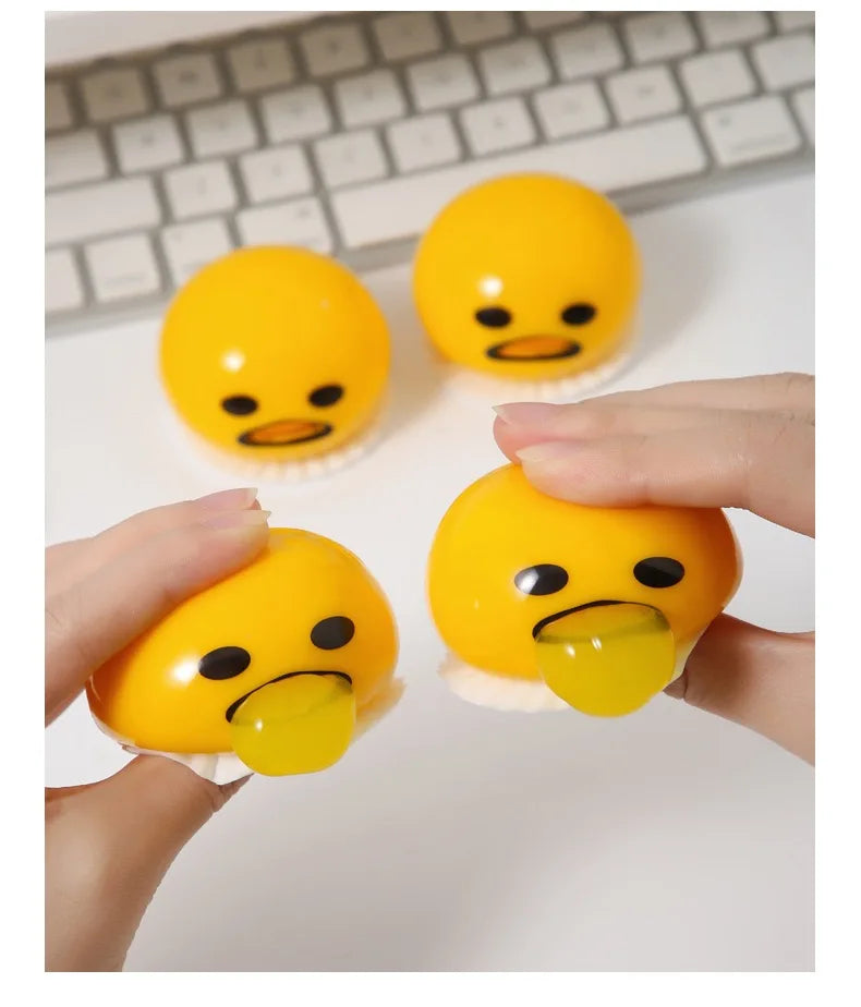 Funny Squeeze Toy – Puking Egg Yolk Stress Ball