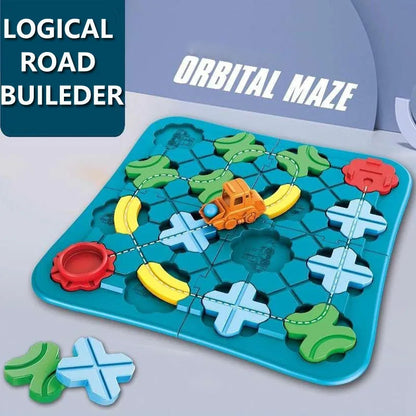 Logical Road Builder Maze – Montessori Puzzle Game